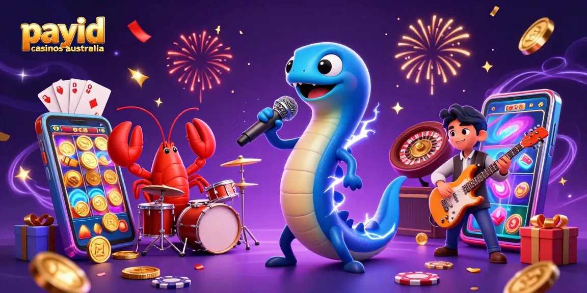 Experience excitement at payid casinos australia with electric eel DJs and lively game scenes.